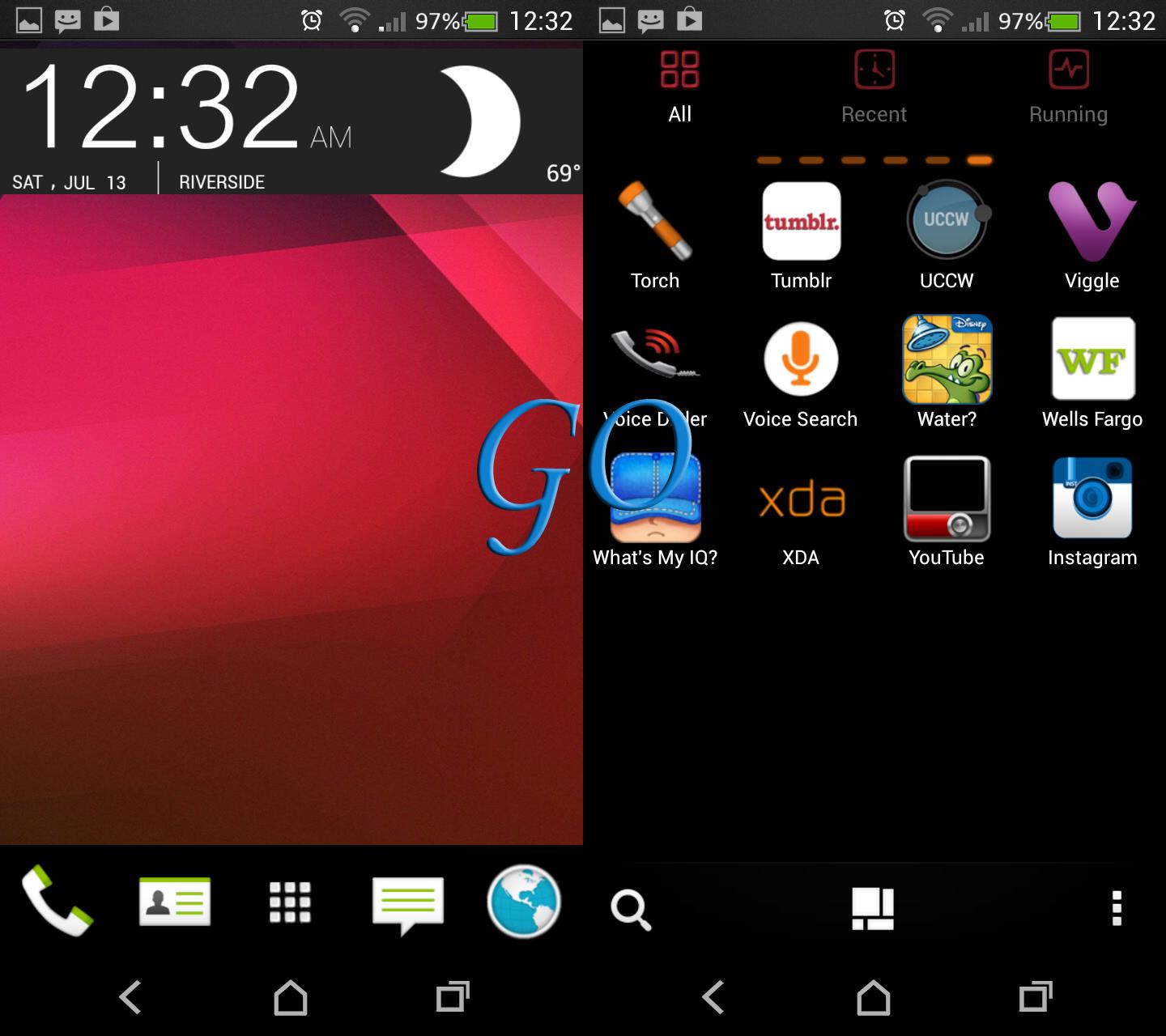 HTC 12 in1 theme/w go sms/lock