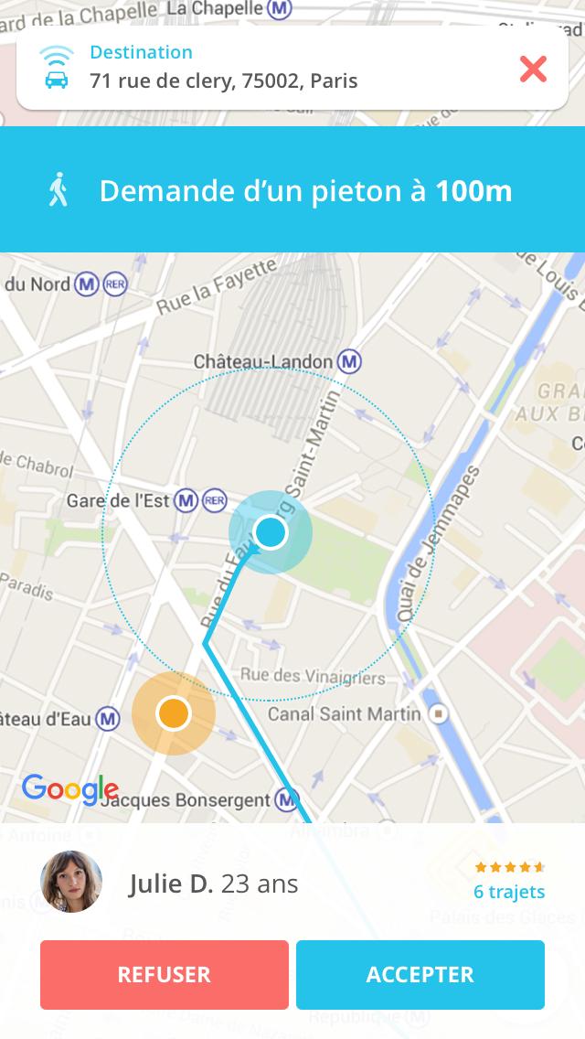 OuiHop' - social ride-hailing & carpooling app