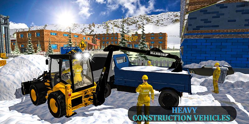 Heavy Snow Excavator Sim 2019-