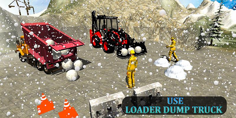 Heavy Snow Excavator Sim 2019-