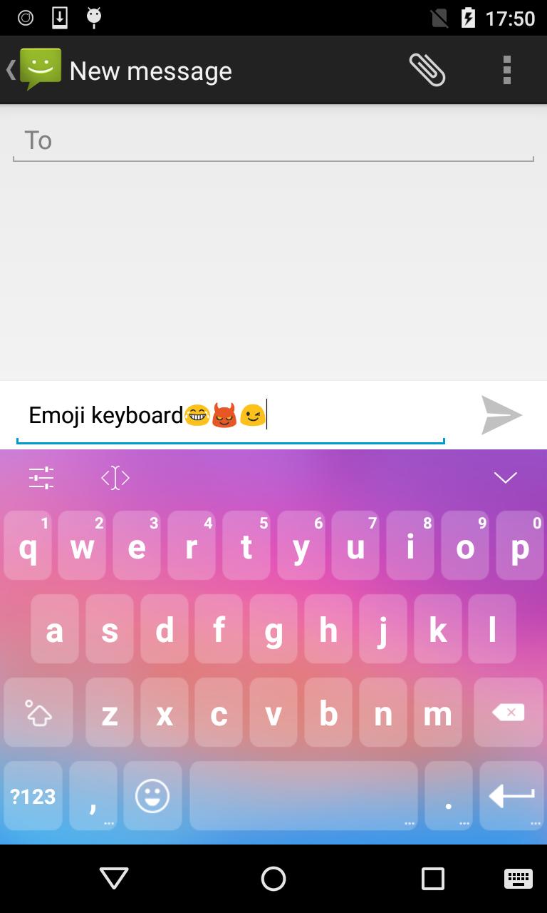 Emoji Keyboard- DreamBlueColor