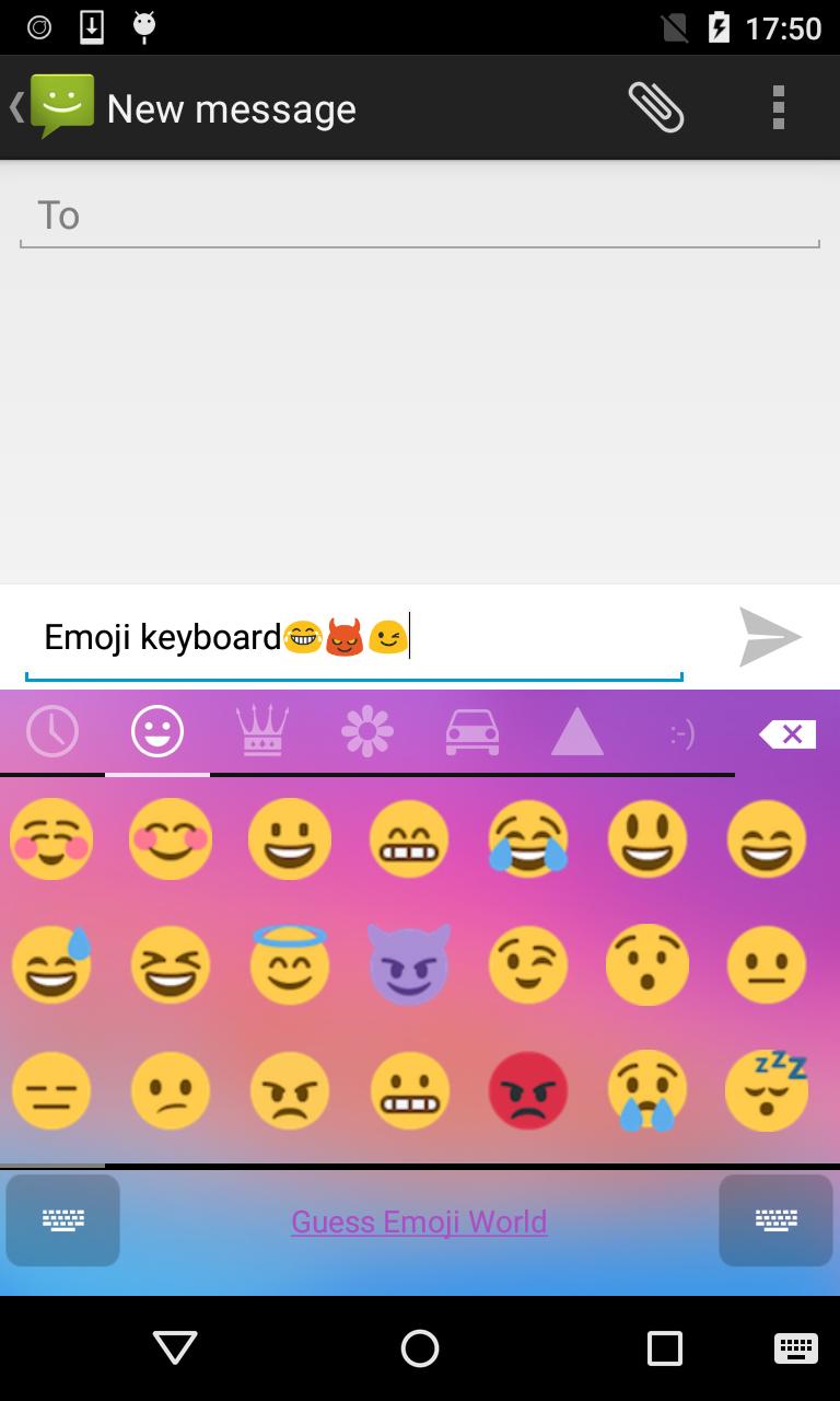 Emoji Keyboard- DreamBlueColor