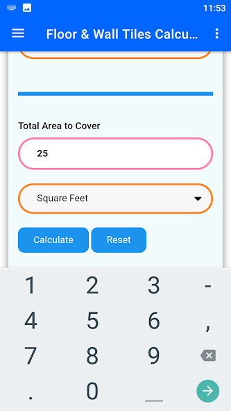 Floor & Wall Tiles Calculator