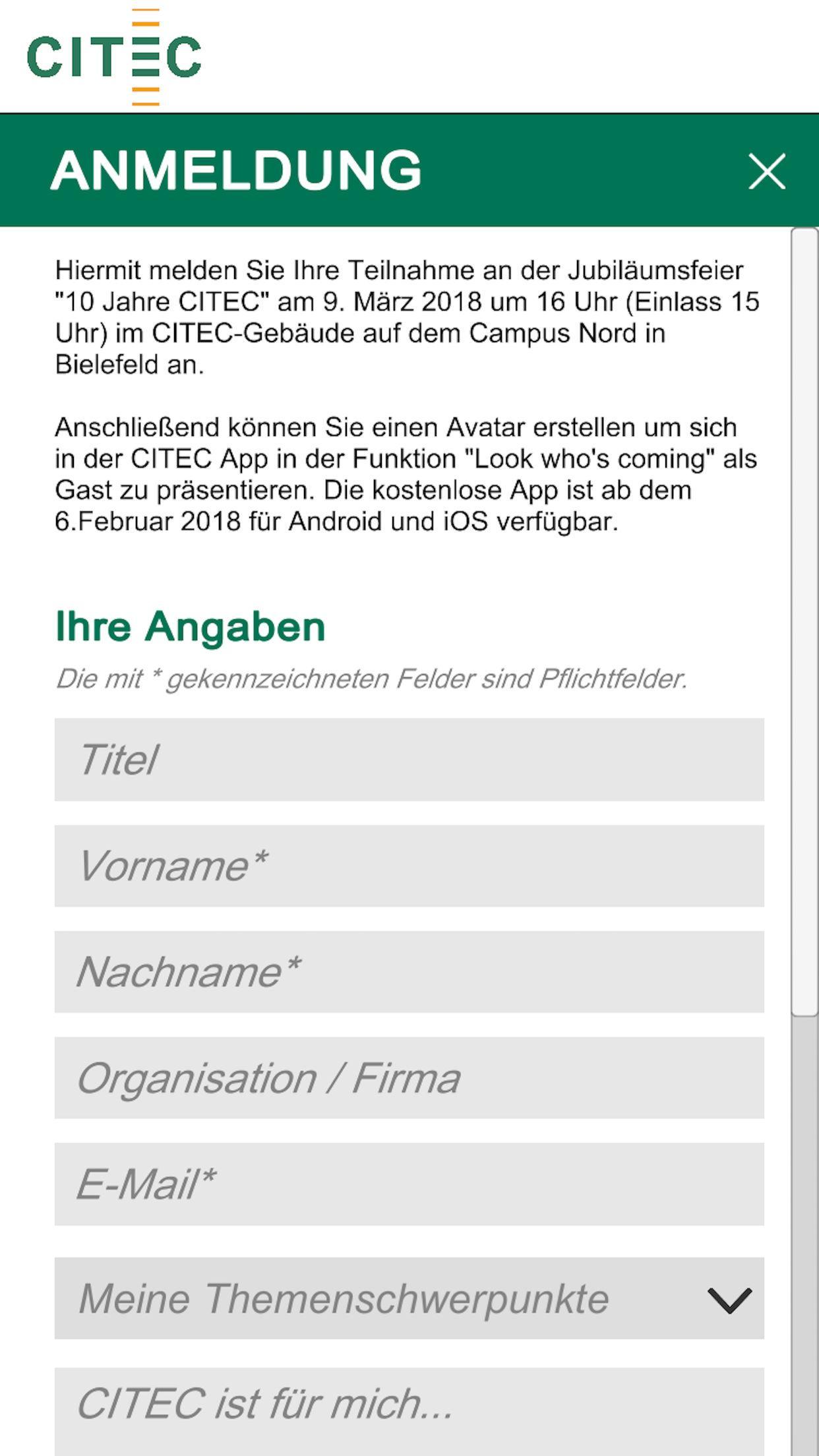 CITEC App