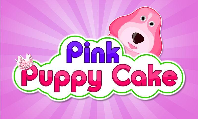 Pink Puppy Cake