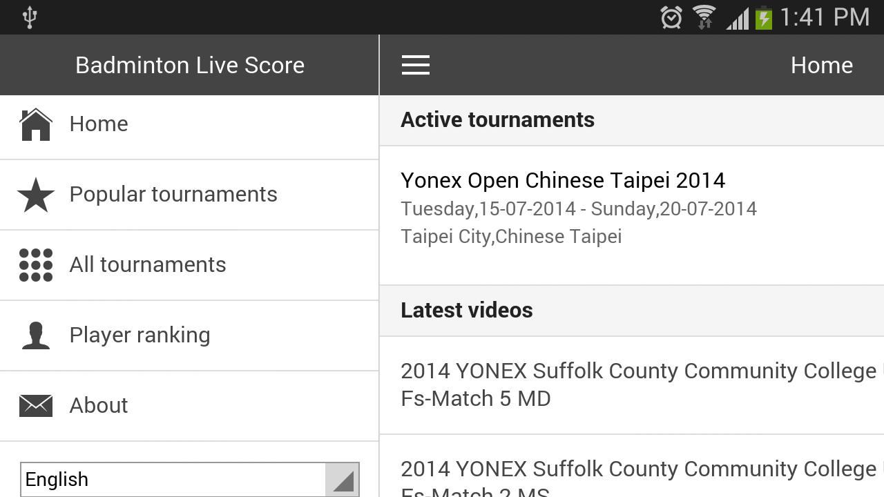 Badminton Live Score