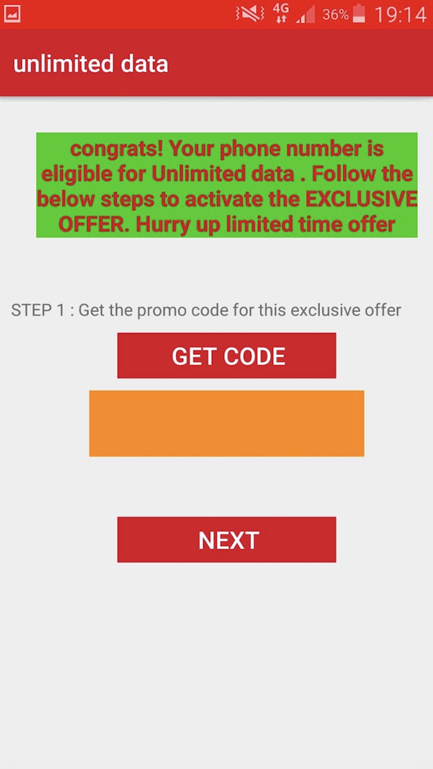 free 200 gb data prank