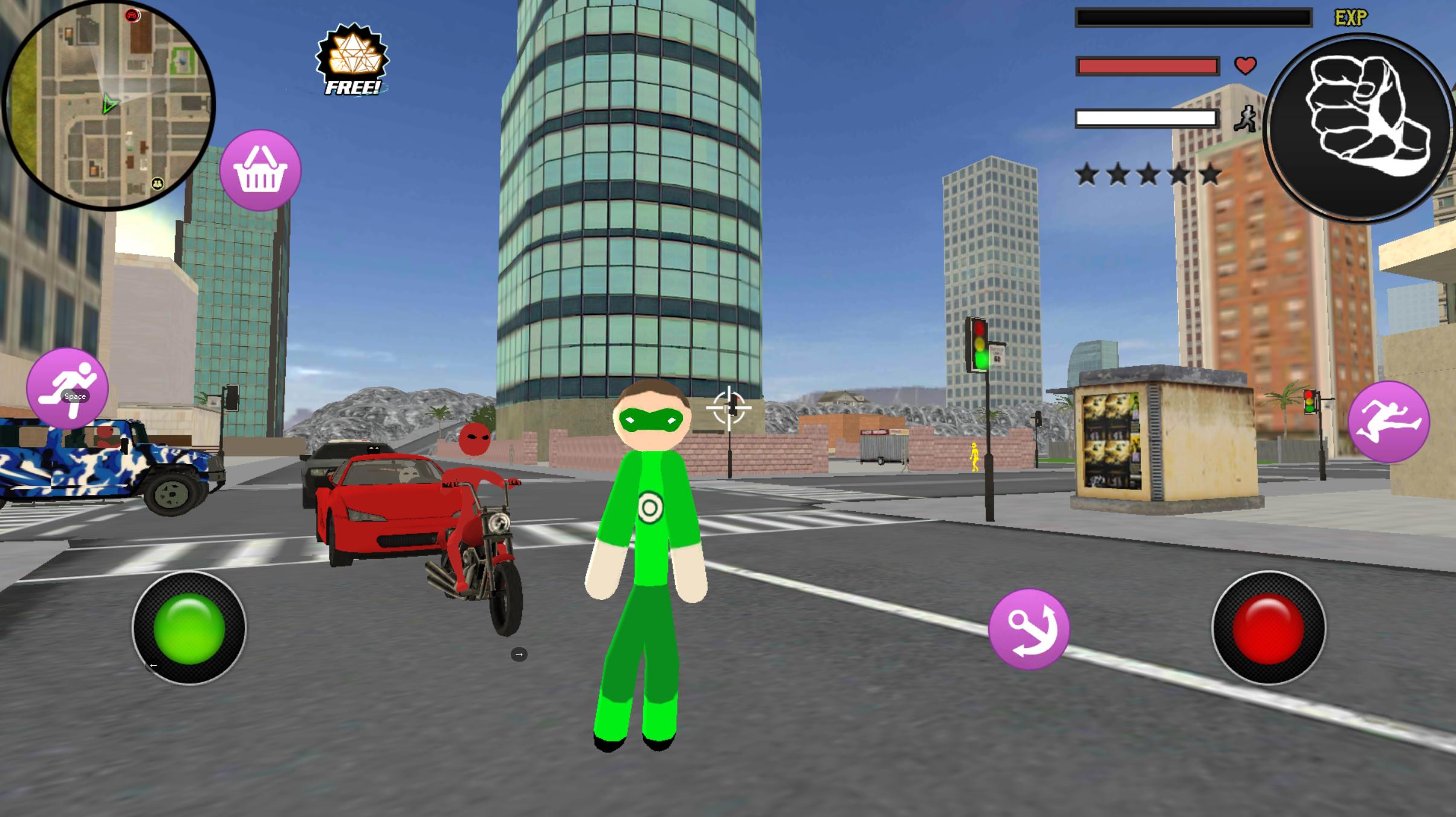 Green Stickman