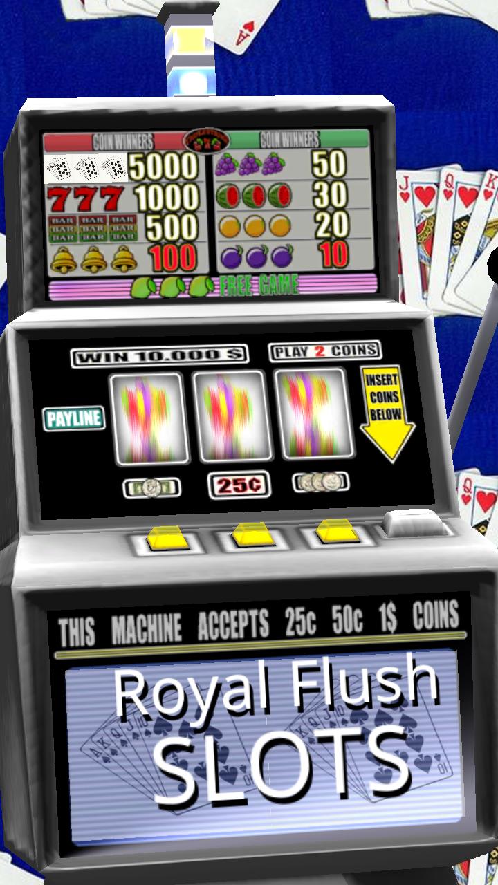 3D Royal Flush Slots - Free