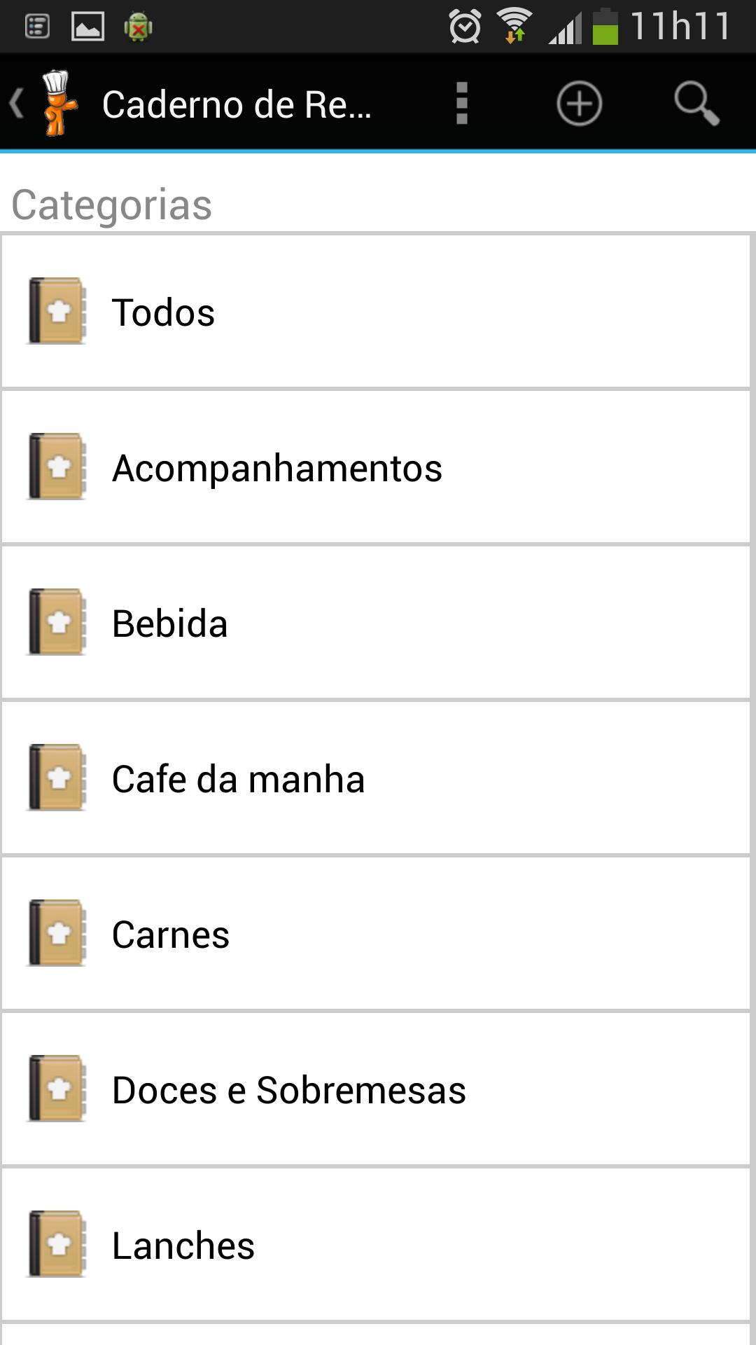 Caderno de Receitas