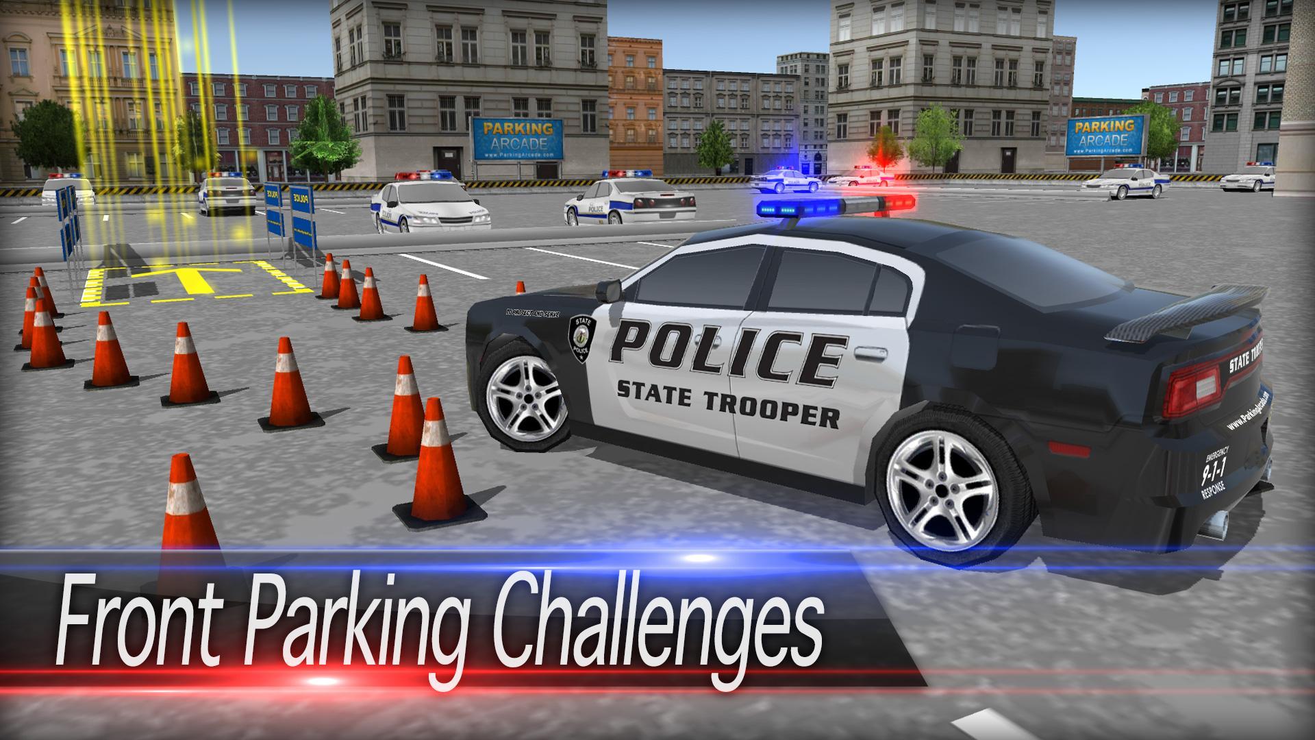 3D Police Car Parking 2015