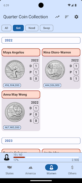 Quarter Coin Collection