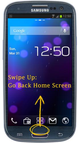 Swipe Home Button