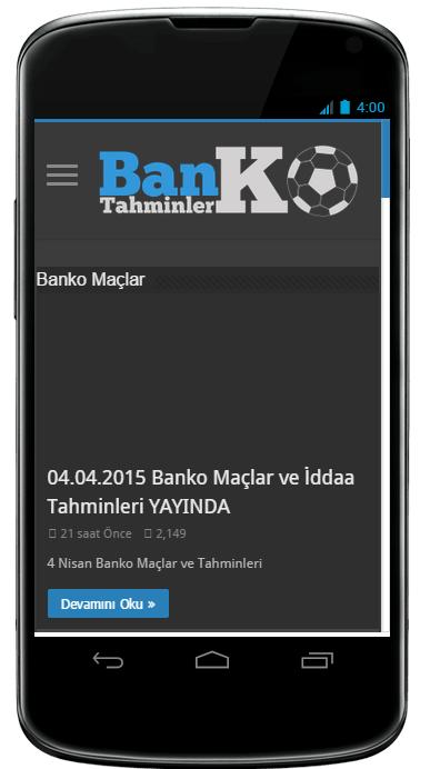 Banko iddaa Tahminleri