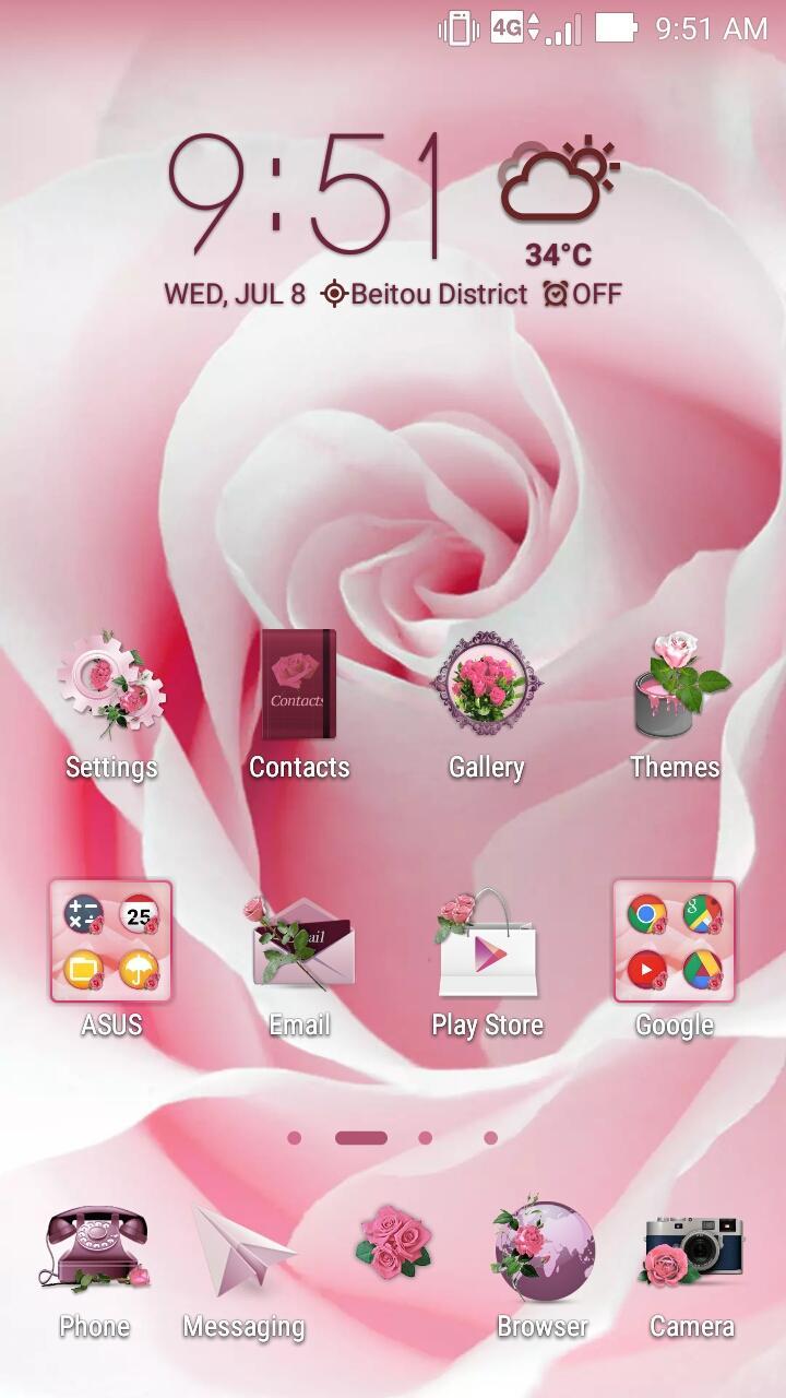 Rose ASUS ZenUI Theme