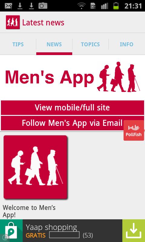 Men's App