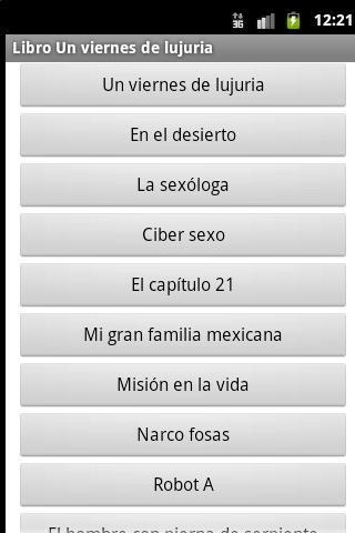 Libro "Un viernes de lujuria".