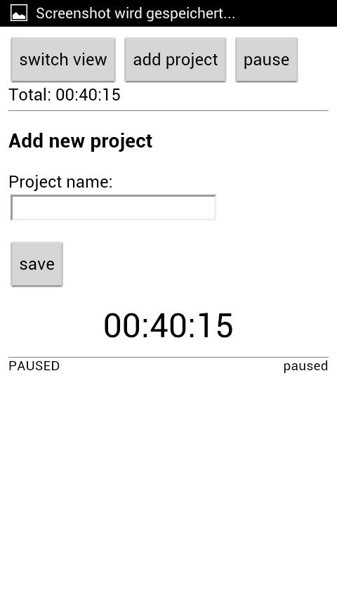 Project Time Tracker
