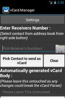 vCard Manager - vCard SMS