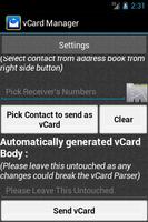 vCard Manager - vCard SMS