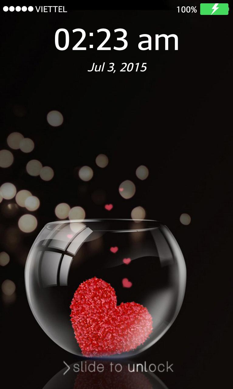 Lock screen Wallpapaer: Love