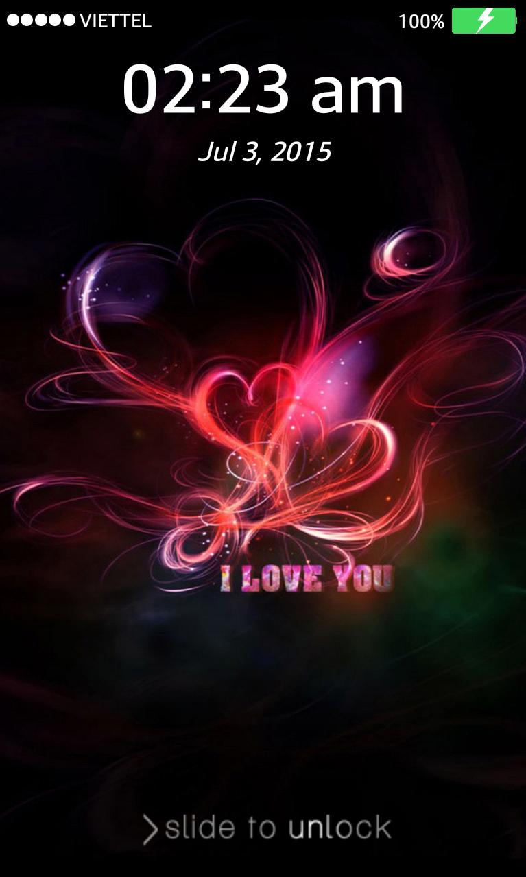Lock screen Wallpapaer: Love