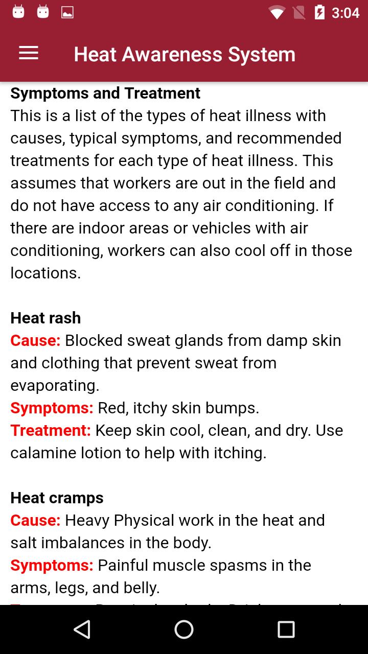 AgWeatherNet Heat Stress