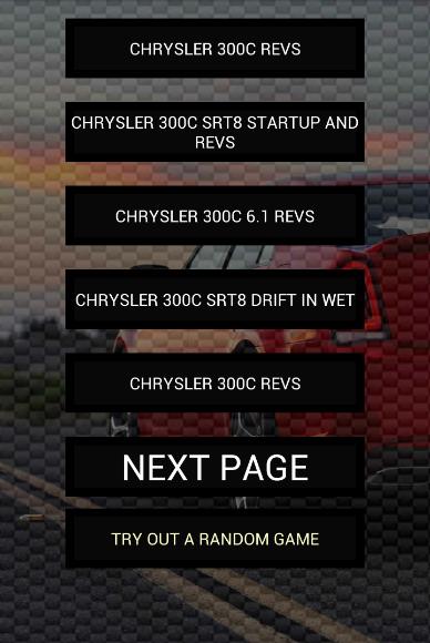 Engine sounds of 300C