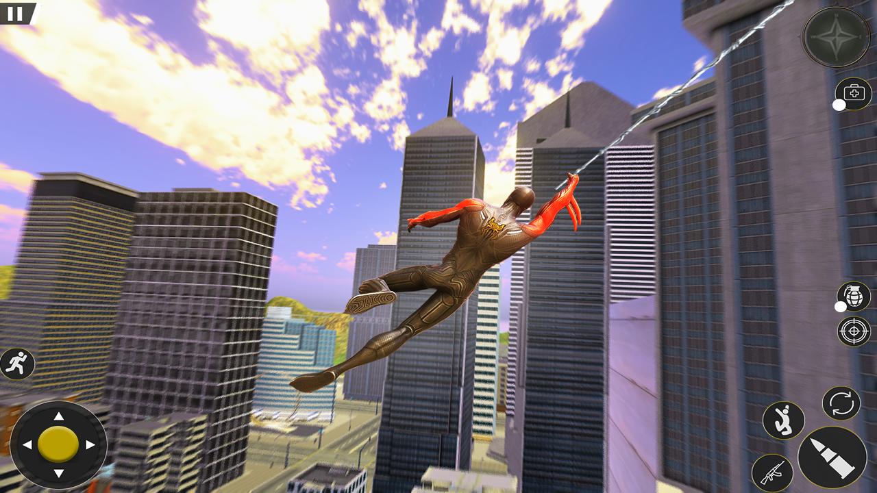 Spider Rope Hero Gangster: Crime City Simulator 3D