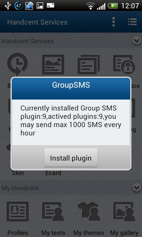 Handcent GroupSMS Plugin 16