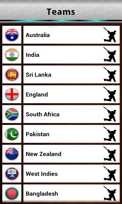 Cricket Cup 2015 Fixtures