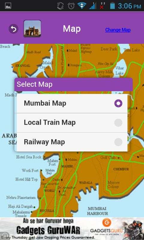 Mumbai Map