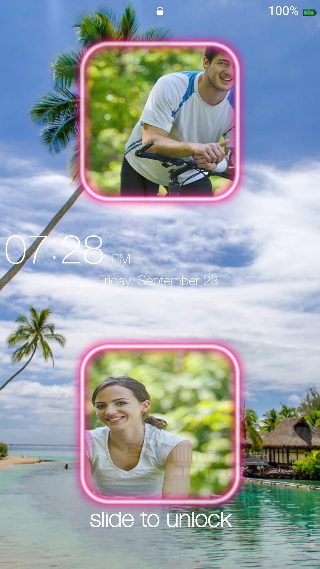 Couple Photo Keypad LockScreen