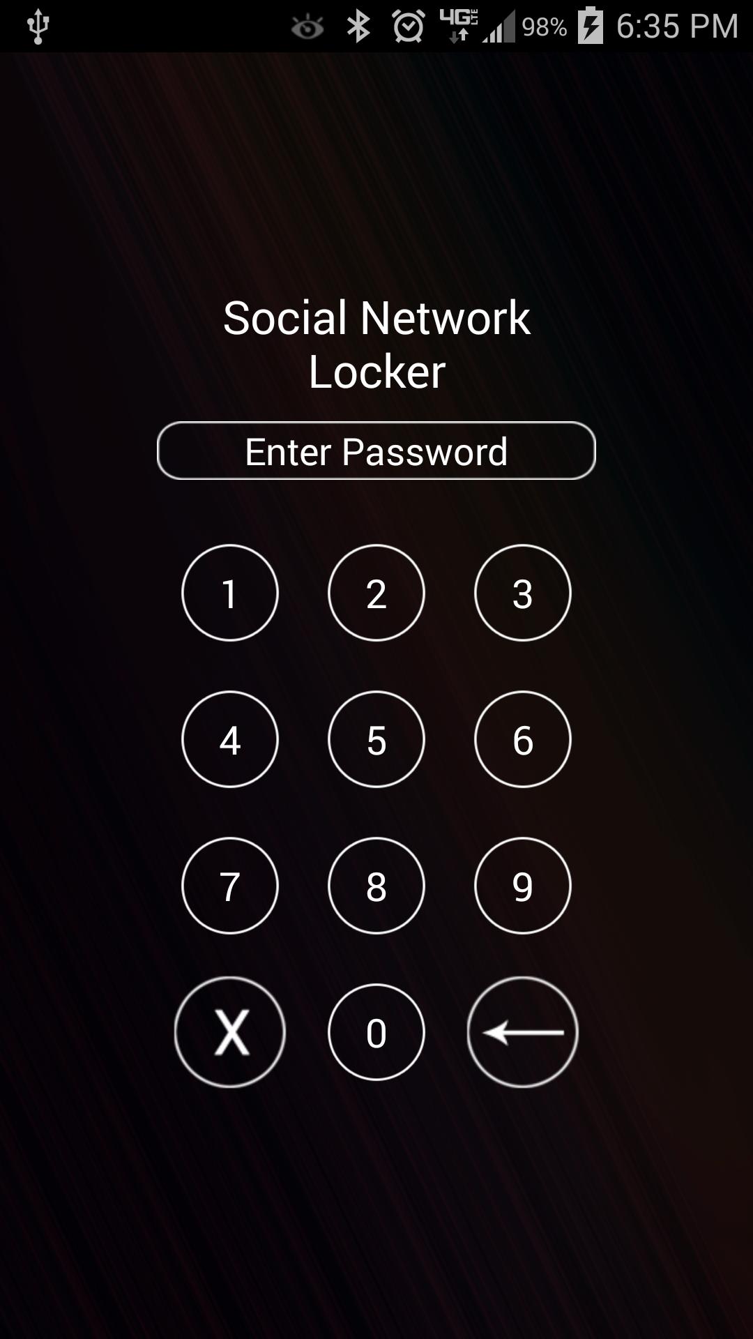 Social Network Lock
