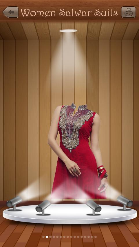 Woman Salwar Suit Photo Maker