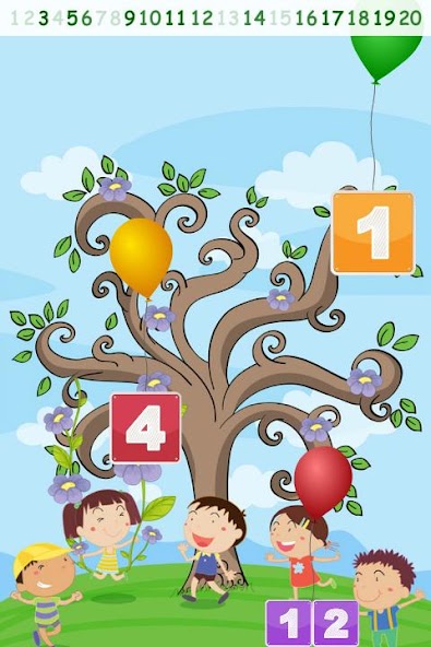 123 Ballon Numbers Kids