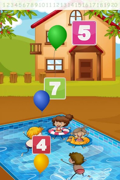 123 Ballon Numbers Kids