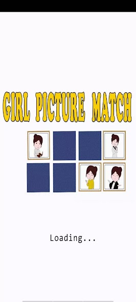 Girl Picture Match Game.