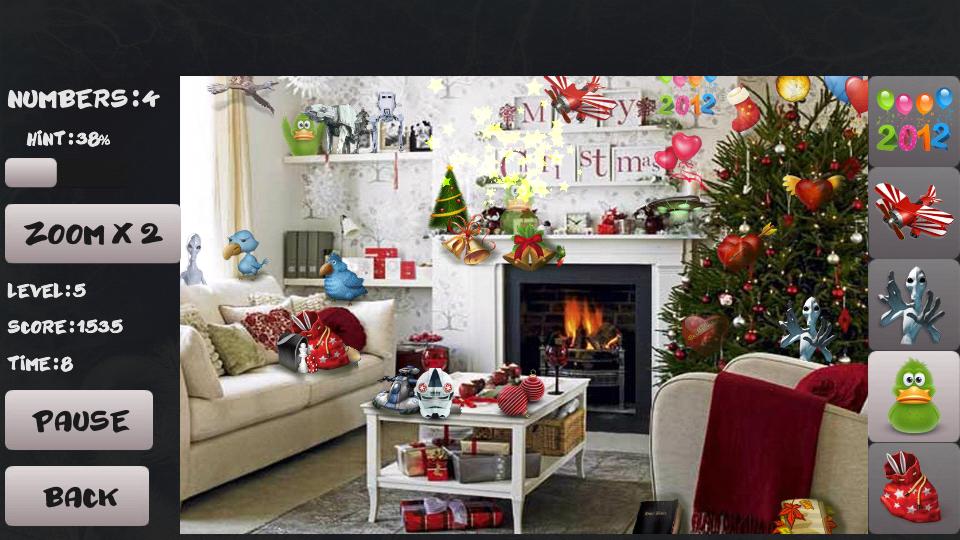 Christmas. Hidden Objects