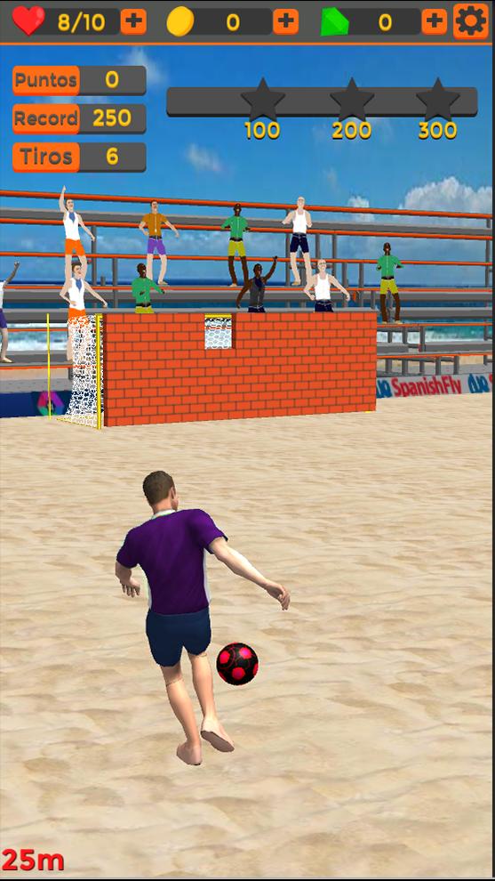 Shoot Goal Beach  Soccer World Cup