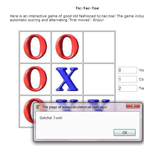 Tic Tac Toe - Can you beat it?