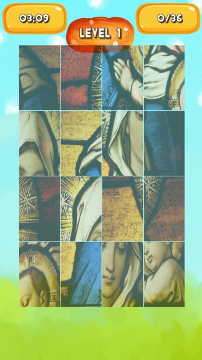 Virgin Maria Jigsaw Puzzle