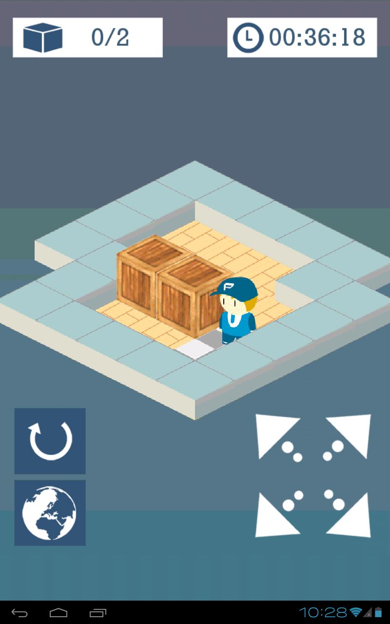 Push the Crate Sokoban Swype