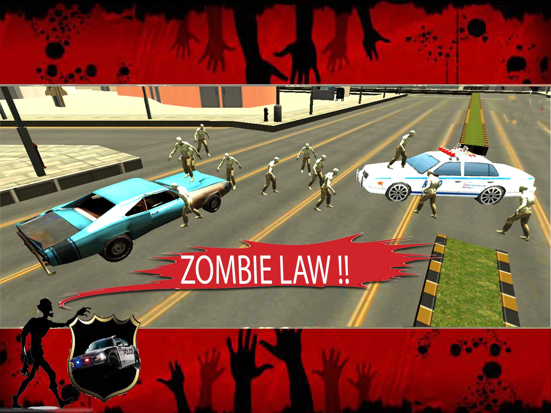 Police Car Chase Vs  Zombie
