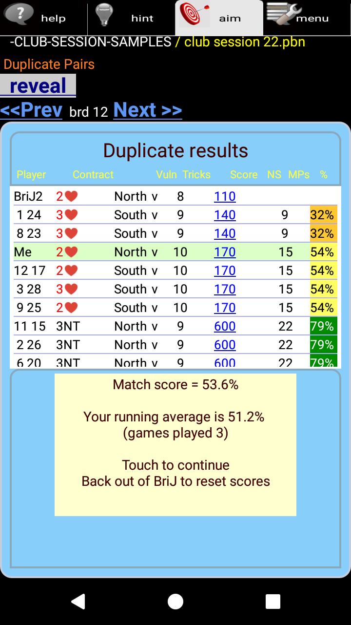 BJ Bridge Standard American 2019