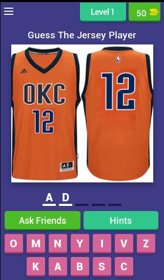 Guess The Jersey Player